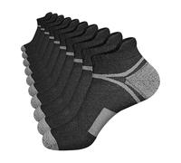 amangul Lot de 5 paires de chaussettes courtes respirantes pour course à pied, cyclisme, course à pied, jogging