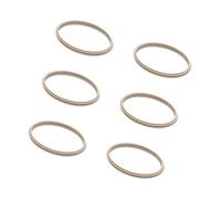 amangul Lot de 6 joints d'étanchéité en silicone robuste pour couvercles de gobelets de 1,2 l - Design convivial