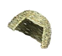 amangul Maison De Paille D Tissée À La Main pour Les Petites Cachettes 'Animaux Compagnie Grotte 'Habitat Les Petits Hérissons Écureuils Lapins Jeu Jeu