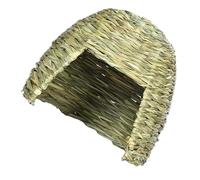 amangul Maison De Paille D Tissée À La Main pour Les Petites Cachettes 'Animaux Compagnie Grotte 'Habitat Les Petits Hérissons Écureuils Lapins Jeu Jeu