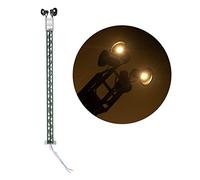 amangul Modèle Ferroviaire 1 Lumières Échelle Ho Quatre Lumières Lampes Table De Jeu De Guerre Treillis Mât Lampe De Pluie Kit De Lampe