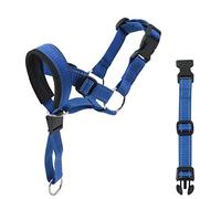 amangul Muselière pour Chien Sangle en Nylon Réfléchissante Allemande Muselière Sécurisée pour Races Moyennes Et Grandes Protège-Dents en Nylon pour Arrêter De Mâcher