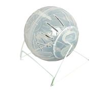 amangul Petit Animal Running Wheel Broise Concevoir Librement en Plastique Hamster Exercice Rouleau Ball Jouet avec Un Équipement De Gymnase Hamster Gym Accessoire De Cage Stable