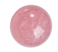 amangul Petite sphère en cristal de quartz rose de 4 cm pour la maison, le bureau, les méditations, améliorer l'amour et les harmonies