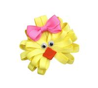amangul Pince à cheveux en tissu poulet/lapins de Pâques pour enfants et adolescents avec nœuds pour ajouter une touche festive à divers Ou(18)