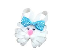 amangul Pince à cheveux en tissu poulet/lapins de Pâques pour enfants et adolescents avec nœuds pour ajouter une touche festive à divers Ou(7)