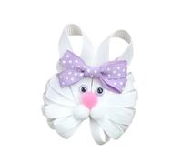amangul Pince à cheveux en tissu poulet/lapins de Pâques pour enfants et adolescents avec nœuds pour ajouter une touche festive à divers Ou(14)