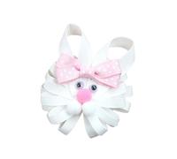 amangul Pince à cheveux en tissu poulet/lapins de Pâques pour enfants et adolescents avec nœuds pour ajouter une touche festive à divers Ou(12)