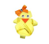 amangul Pince à cheveux en tissu poulet/lapins de Pâques pour enfants et adolescents avec nœuds pour ajouter une touche festive à divers Ou(28)