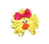 amangul Pince à cheveux en tissu poulet/lapins de Pâques pour enfants et adolescents avec nœuds pour ajouter une touche festive à divers Ou(19)