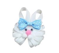 amangul Pince à cheveux en tissu poulet/lapins de Pâques pour enfants et adolescents avec nœuds pour ajouter une touche festive à divers Ou(9)