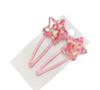 amangul Pince à cheveux scintillante pour femmes et enfants Adorkable Coiffe Barrettes en forme de cœur Jolies épingles à cheveux pour filles des années 2000 (. 2 images 6)