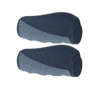 amangul Poignées de guidon de vélo ergonomiques courtes et longues pour vélo de montagne pliable de 22,2 mm, protection antidérapante