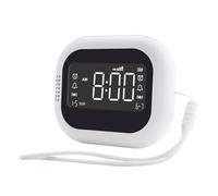 amangul Réveil numérique vibrant avec batterie rechargeable et trois modes LCD affichage de l'heure, de la semaine, 3 niveaux de vibrations