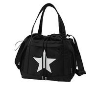 amangul Sac à bandoulière de grande capacité pour femme, sac à bandoulière pour étudiant, sac d'école, sac à bandoulière décontracté pour le quotidien, Noir , As shown in the picture (error 1-2cm)
