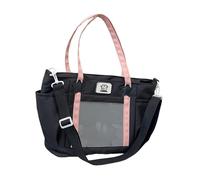 amangul Sac à bandoulière en nylon avec grande capacité pour les trajets quotidiens, les voyages ou le shopping, bandoulière réglable en nylon, Noir , One Size