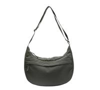 amangul Sac à bandoulière en nylon pour femme avec sangle réglable pour le travail, l'école ou les sorties décontractées, sac de courses pratique, Vert, One Size