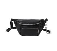 amangul Sac à bandoulière pour femme avec bandoulière réglable en cuir synthétique conçu pour les femmes professionnelles et les étudiants, sac à bandoulière de grande capacité, Noir , One Size