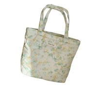 amangul Sac à main tendance en coton matelassé à motif floral pour femme, grande capacité, sac à main à bandoulière, sac à main d'hiver, shopping, quotidien pour femme, D, One Size