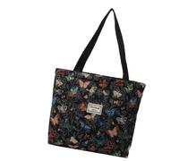 amangul Sac à main tendance en toile avec grand espace pour le travail et les affaires, sac à main pour femme, Noir , Small