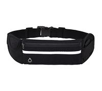 amangul Sac banane de course à pied pour homme et femme - Ceinture réfléchissante - Sac de sport réglable - Support de téléphone - Sac de ceinture de course pour femme