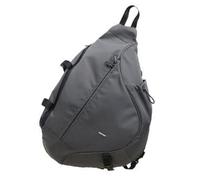 amangul Sac de poitrine unisexe tendance avec poches zippées, sac à bandoulière pratique en nylon pour un usage quotidien et les voyages, pochettes de voyage décontractées, gris, One Size