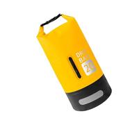 amangul Sac étanche de 20 L avec bandoulière réglable pour natation, rafting, plongée, jaune