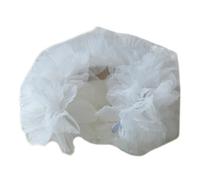 amangul Serre-tête à breloques en forme de fleur pour diverses tenues, festival de musique, festival, événement sur le thème du printemps (blanc)