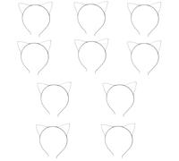 amangul Serre-tête avec oreilles de chat - Base en métal - Pour travaux manuels - Accessoire ergonomique en métal (10)