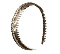 amangul Serre-tête fin antidérapant pour cheveux pour femme (kaki)