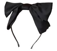 amangul Serre-tête punk surdimensionné vintage foncé pour costumade unisexe rock foncé (bandeau noir)