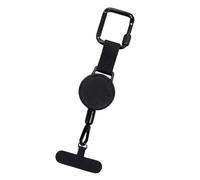 amangul Tethers Téléphone portable anti-vol rétractable avec mousqueton et étui universel pour smartphone Ancre Support de téléphone antivol rétractable avec clip de ceinture
