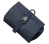 amangul Trousse de toilette pliable avec boucle et boucle pour économiser de l'espace - Organiseur de maquillage à suspendre - Solution de rangement pour les voyageurs