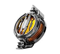 amangul Ventilateur de refroidissement de téléphone avec lumière pour Game Live à faible bruit semi-conducteur dissipateur de chaleur téléphone tablette systèmes de refroidissement smartphone