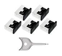 amangul Verrou De Sécurité du Port USB De L'ordinateur Outil De Protection des Interfaces Métalliques Et PC Moins D'installation Anti-accès Non Autorisé Confidentialité Bloqueur De Port USB