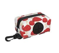 Amanite tue-mouches, champignon rouge, distributeur portable de sacs poubelle, sac à déjections canines