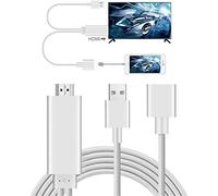 AMANKA Adaptateur Téléphone vers HDMI Câble,Android Type c vers hdmi Convertisseur MHL vers HDMI Digital AV Mirroring Full HD 1080p USB High Speed pour Samsung Type c-Phone et Pad Projecteur TV