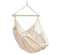 AMANKA Chaise Suspendue Exterieur XXL - 185x130 Fauteuil Suspendu Balancelle de Jardin Fauteuil a Suspendre Fauteuil Relax Intérieur Siege Suspendu Exterieur Balancelle 1 Place Fauteuil Siège Suspendu