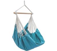 AMANKA Fauteuil Suspendu XXL en Coton pour Deux Personnes - 185 x 130 cm - avec Bascule Pivotante 360° - Siège Aérien - Charge Maximale 150 kg - Accessoire de Relaxation Interieur et Exterieur