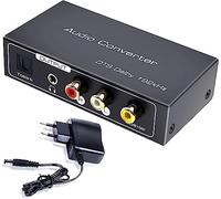 AMANKA HDMI Audio Extractor 192KHz DAC Convertisseur Arc Audio Adaptateur Optique Numérique HD SPDIF TosLink Stéréo Analogique Audio Répartiteur - Full HD, 1080p, 3D, PC, HDCP ect