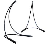 AMANKA Jusqu'à 150kg : Support pour Fauteuil Suspendu - 210cm Support Chaise Suspendue - Cadre Aesthetic pour Fauteuil de Jardin Siege Suspendu Fauteuil a Suspendre - Support Sac de Frappe sur Pied