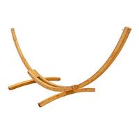 AMANKA Support Hamac en Bois 325 cm - Double Pied pour Intérieur et Extérieur - 2 Places pour Jardin, Terrasse, Balcon