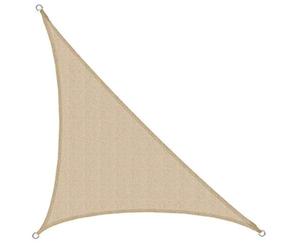 AMANKA Voile d'ombrage UV - 3,6x3,6x5,1 HDPE Triangle Rectangle Protection Solaire Toile de Jardin