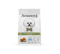 Amanova Super Premium Croquettes pour Chiens de Petite Race à l'estomac Sensible au goût de Lapin - 100% Naturel, hypoallergénique et monoprotéique - sans céréales - sans cruauté (2 Kg)