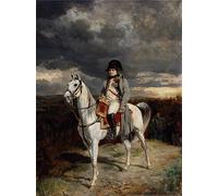 AMANSTOR Kit de peinture diamant 5D DIY pour adultes et enfants,Broderie Mosaïque Point de Croix Art,Image par numéros,Jouet parent-enfant,30×40cm,Portrait de Napoléon Bonaparte