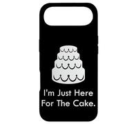 Amant de gâteau de Mariage Amusant « I'm Just Here for The Cake » Coque pour iPhone Air