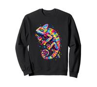 Amant de lézard caméléon coloré Sweatshirt