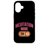 Amant de méditation drôle Calme Esprit Zen Humour Coque pour iPhone 16