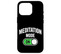 Amant de méditation drôle Calme Esprit Zen Humour Coque pour iPhone 16 Pro
