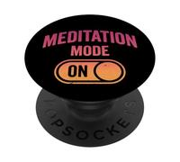 Amant de méditation drôle Calme Esprit Zen Humour PopSockets PopGrip Adhésif